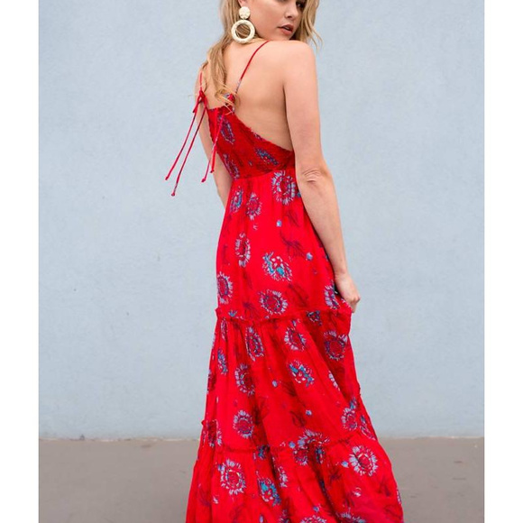 Traded-Free People Garden Party Maxi Dress - Picture 4 of 4